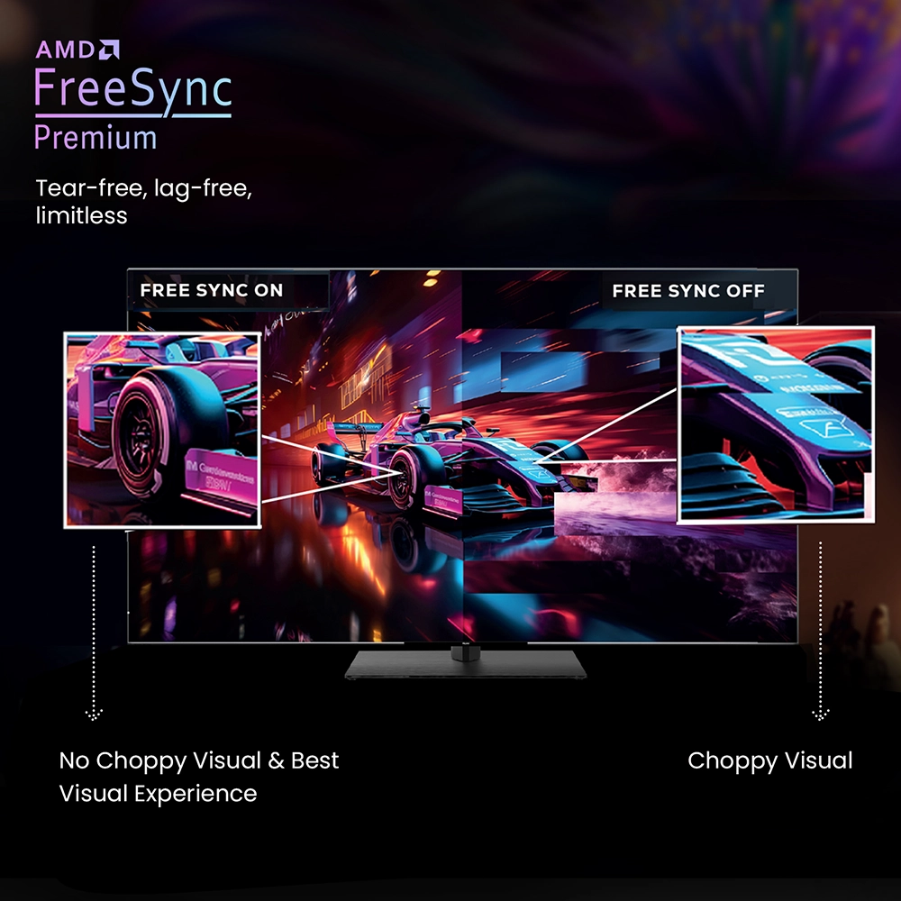Haier OLED 194cm (77) With Dolby Vision IQ, HDR10+ , Dolby Atmos, AMD Freesync Prem- H77C90UEX